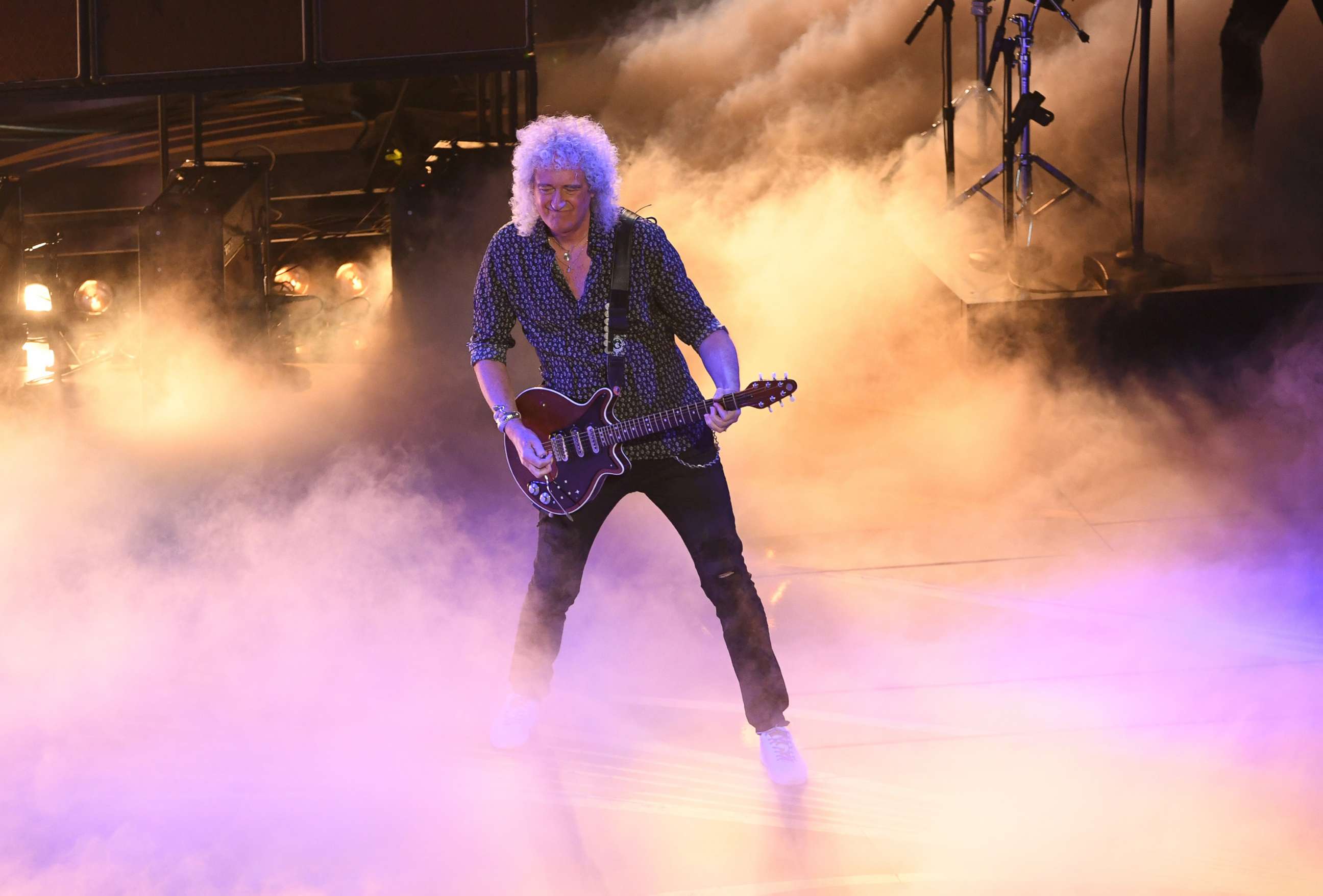 PHOTO: Brian May of Queen performs onstage during the 91st Annual Academy Awards at Dolby Theatre on Feb. 24, 2019 in Hollywood, Calif. 