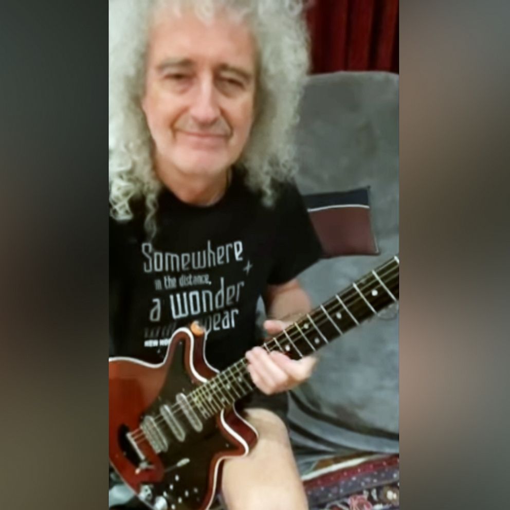 VIDEO: Queen guitarist Brian May plays an epic rendition of ‘We Are The Champions’ 