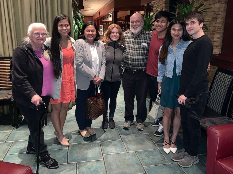PHOTO: Cupay and Baldo's family met for dinner together in May 2019, a month before she got sick in June 2019.