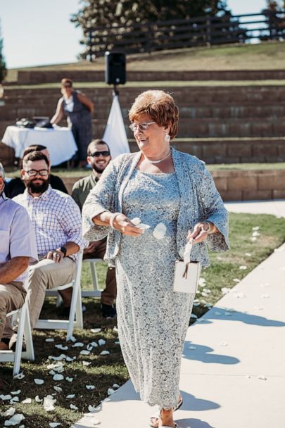 Grandma flower girl at wedding best sale