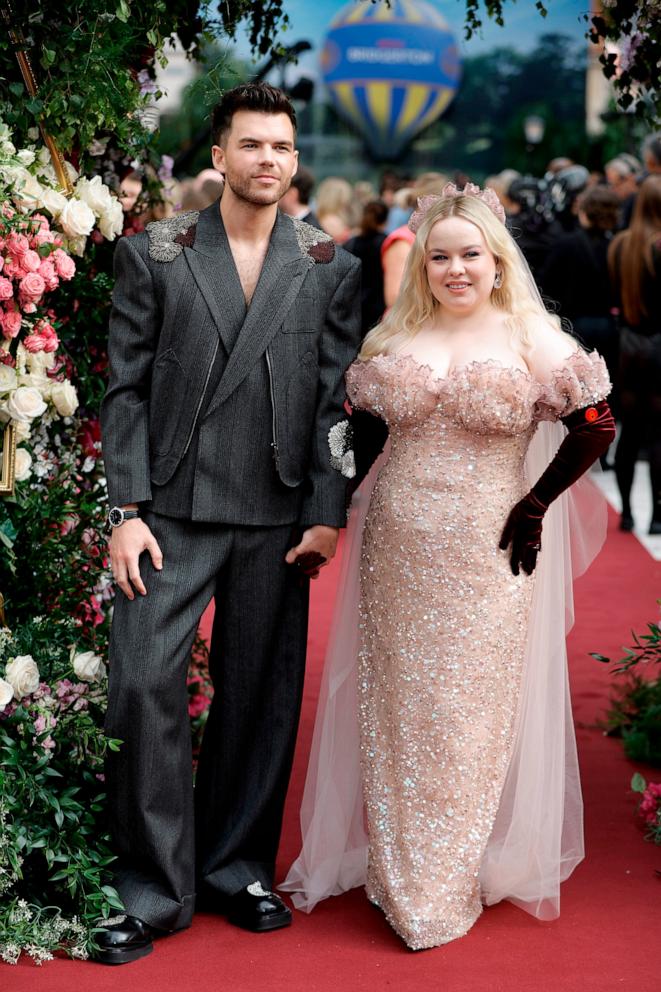 PHOTO: Luke Newton and Nicola Coughlan attend the special screening of "Bridgerton" Season 3 - Part Two, at Odeon Luxe Leicester Square, on June 12, 2024, in London.