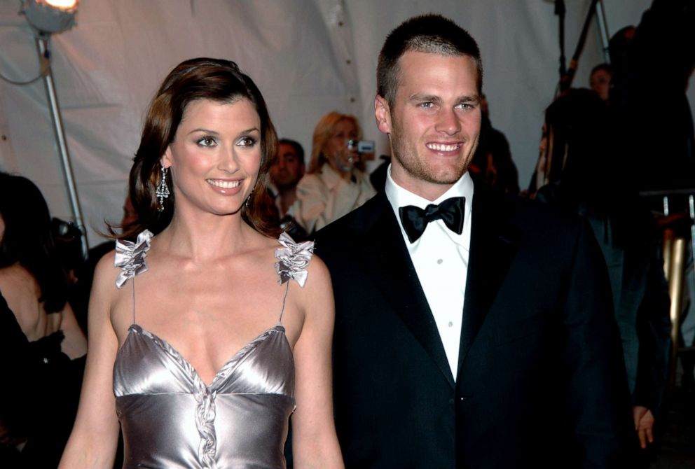 PHOTO: Bridget Moynahan and Tom Brady during "Chanel" Costume Institute Gala Opening at the Metropolitan Museum of Art in this May 2, 2005 file photo in New York City.