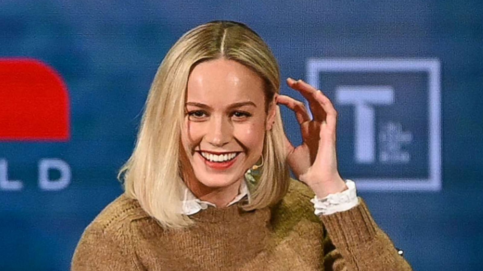 PHOTO: Brie Larson attends the 10th Anniversary Women In The World Summit, April 10, 2019, in New York.