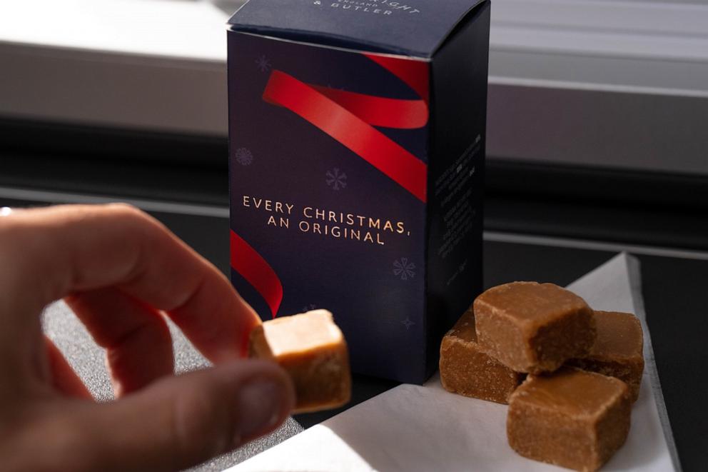 PHOTO: Customers in Club World will be gifted a bespoke box of British Cartwright & Butler fudge.