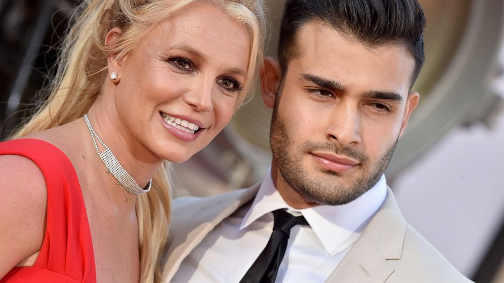 PHOTO: Britney Spears and Sam Asghari attend Sony Pictures' "Once Upon a Time ... in Hollywood" Los Angeles Premiere, July 22, 2019, in Hollywood, Calif.