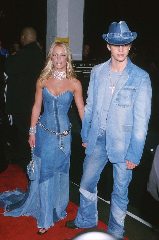 Photo: In this Jan. 8, 2001, file photo, Britney Spears and Justin Timberlake attend the American Music Awards in Los Angeles.