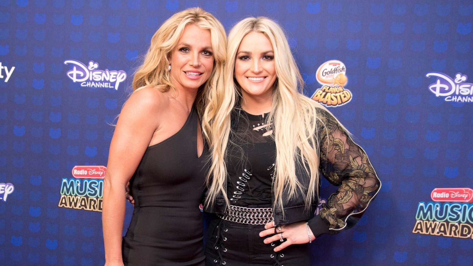 PHOTO: Britney Spears and Jamie Lynn Spears attend the 2017 Radio Disney Music Awards event at Microsoft Theater in Los Angeles, April 29, 2017.