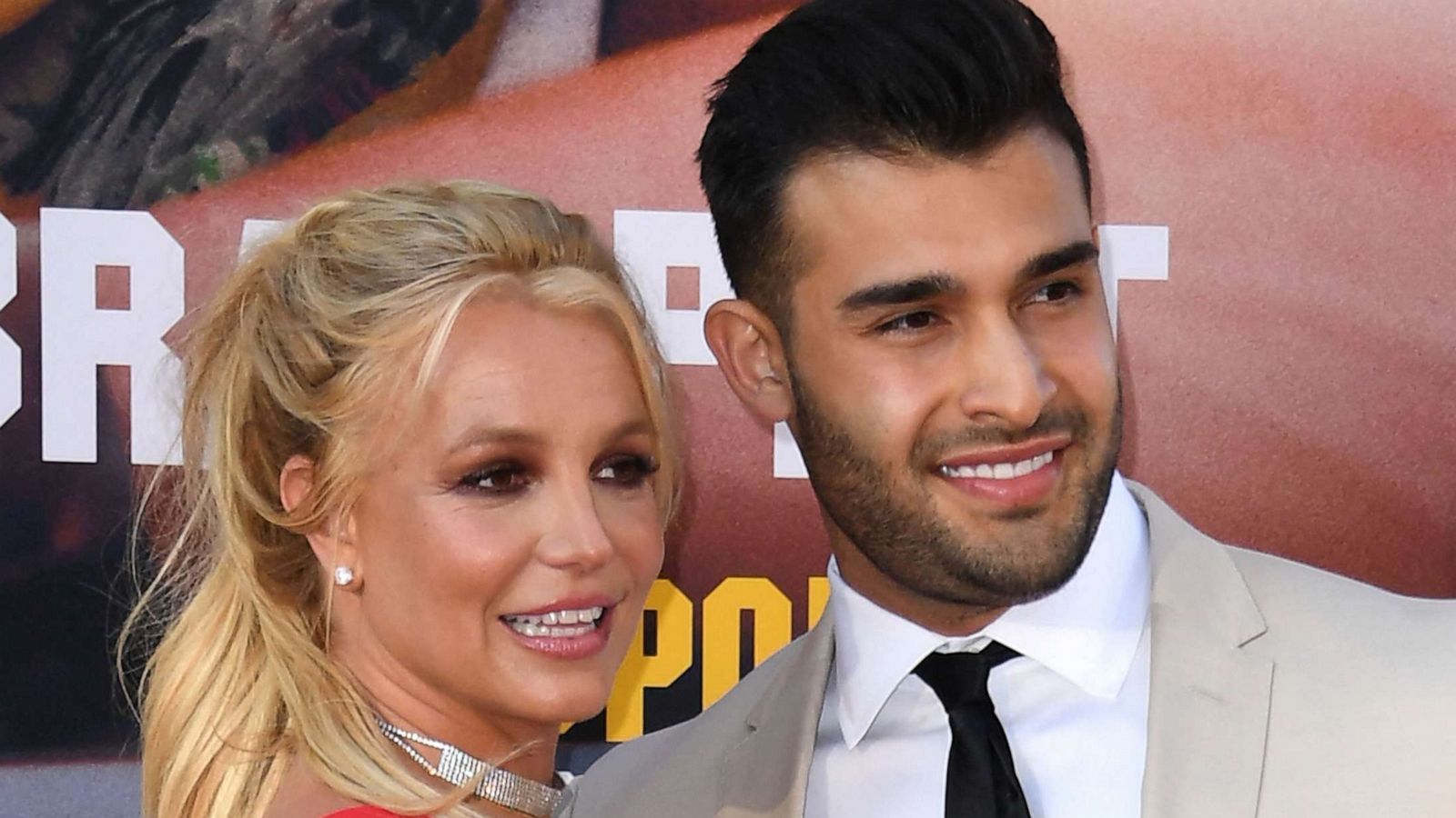 PHOTO: Britney Spears and then-boyfriend Sam Asghari seen in 2019. The pair announced they are divorcing after a 14-month marriage.