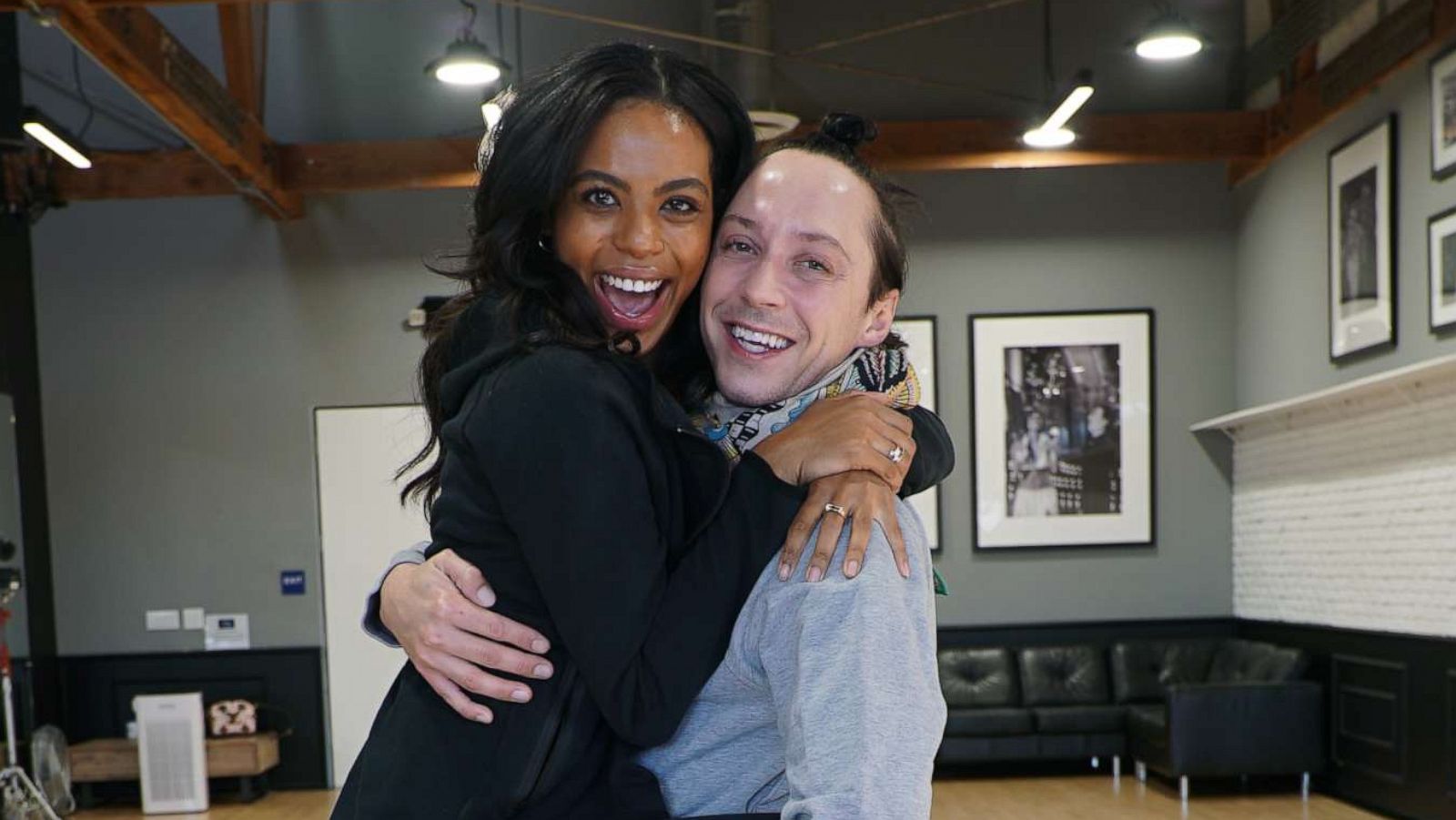 PHOTO: Britt Stewart and her partner, figure skating star Johnny Weir, competed on season 29 of "Dancing with the Stars."