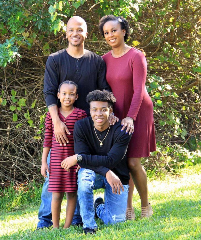 PHOTO: Brittany Chatman poses with her family in this fall 2020 photo taken by her father, Donald McNaughton.