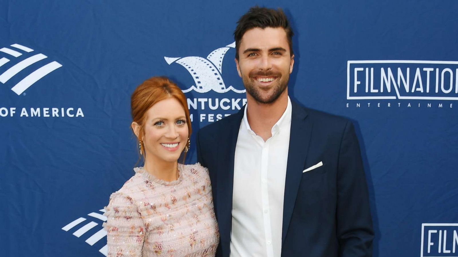 PHOTO: Actress Brittany Snow and Tyler Stanaland during the 2019 Nantucket Film Festival, June 22, 2019 in Nantucket, Mass.