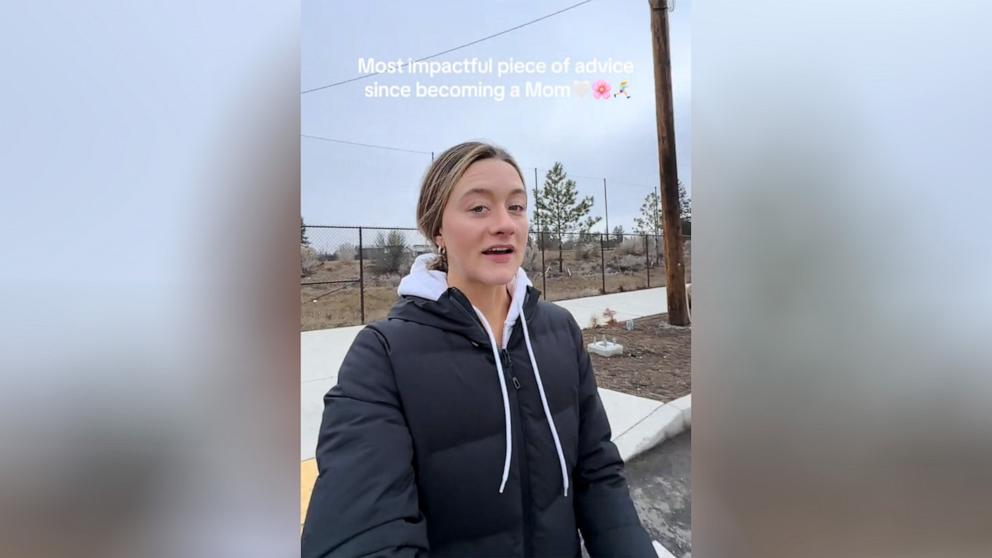 PHOTO: Brooke Wells, a mom of one, shared the “greatest piece of advice” another mom shared with her in a viral TikTok video.