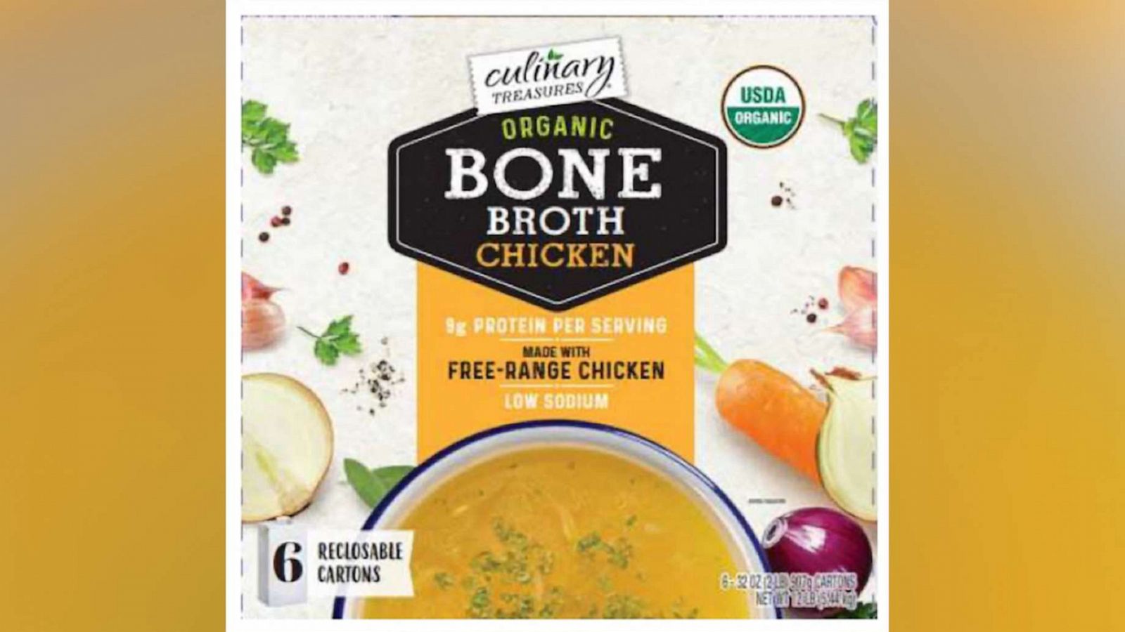 Organic Chicken Broth - No Salt Added, 6-pack
