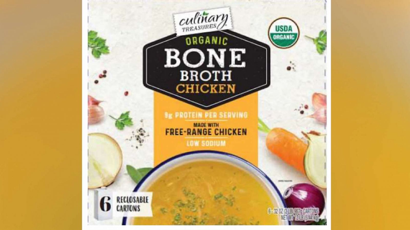 PHOTO: Costco is recalling Organic Chicken Bone Broth sold between Sept.8, 2022, through Sept. 22, 2023, with a Best By Date of 02/23/2024.