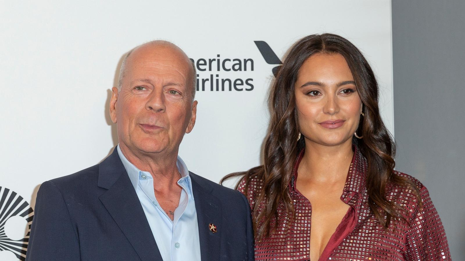 PHOTO: Bruce Willis and Emma Heming Willis attend "Motherless Brooklyn" premiere during 57th New York Film Festival at Alice Tully Hall in New York City, Oct. 11, 2019.