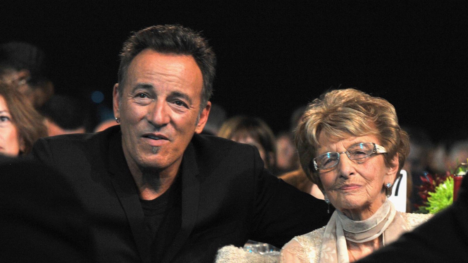 PHOTO: Bruce Springsteen and Adele Springsteen attend MusiCares Person Of The Year Honoring Bruce Springsteen at Los Angeles Convention Center, Feb. 8, 2013, in Los Angeles.