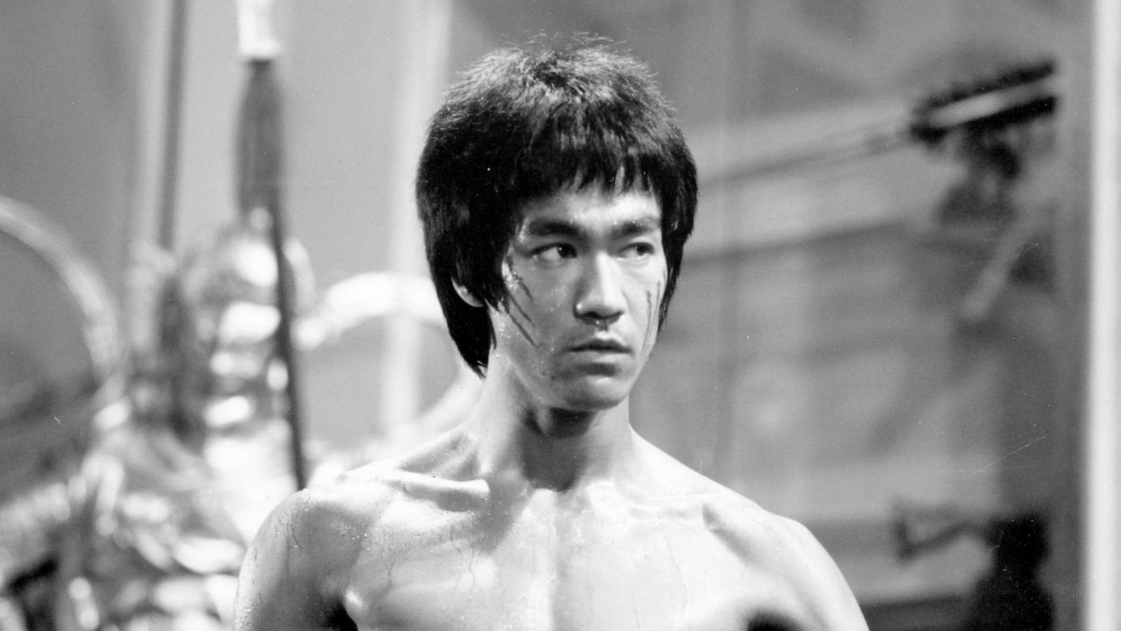 PHOTO: Actor and martial artist Bruce Lee poses for a Warner Bros publicity still for the film 'Enter the Dragon' in 1973 in Hong Kong.