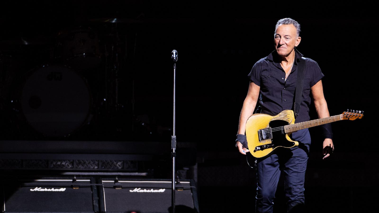 PHOTO: Bruce Springsteen performs onstage during the Bruce Springsteen and The E Street Band 2023 tour at Climate Pledge Arena on Feb. 27, 2023 in Seattle.