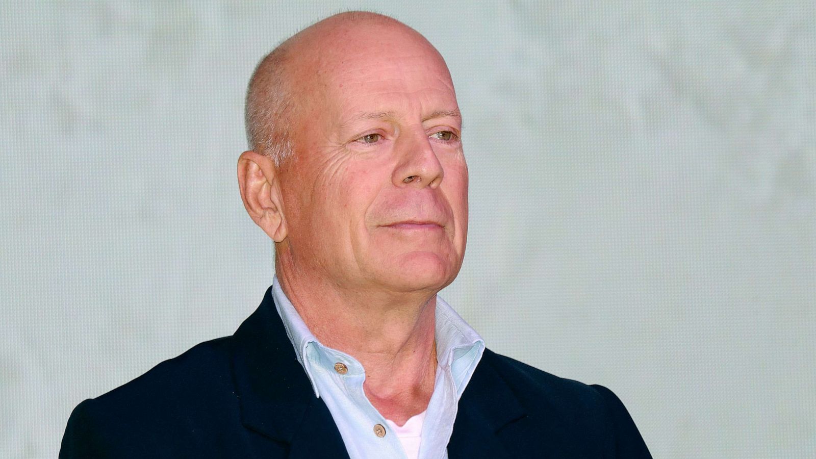 PHOTO: Bruce Willis attends CocoBaba and Ushopal activity on November 4, 2019 in Shanghai, China.