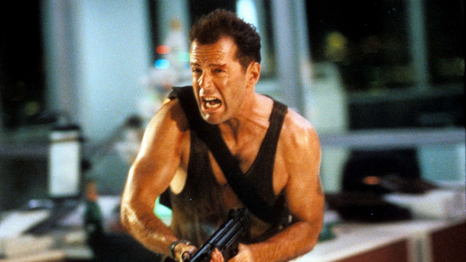 PHOTO: Bruce Willis in a scene from the film "Die Hard," in 1988.