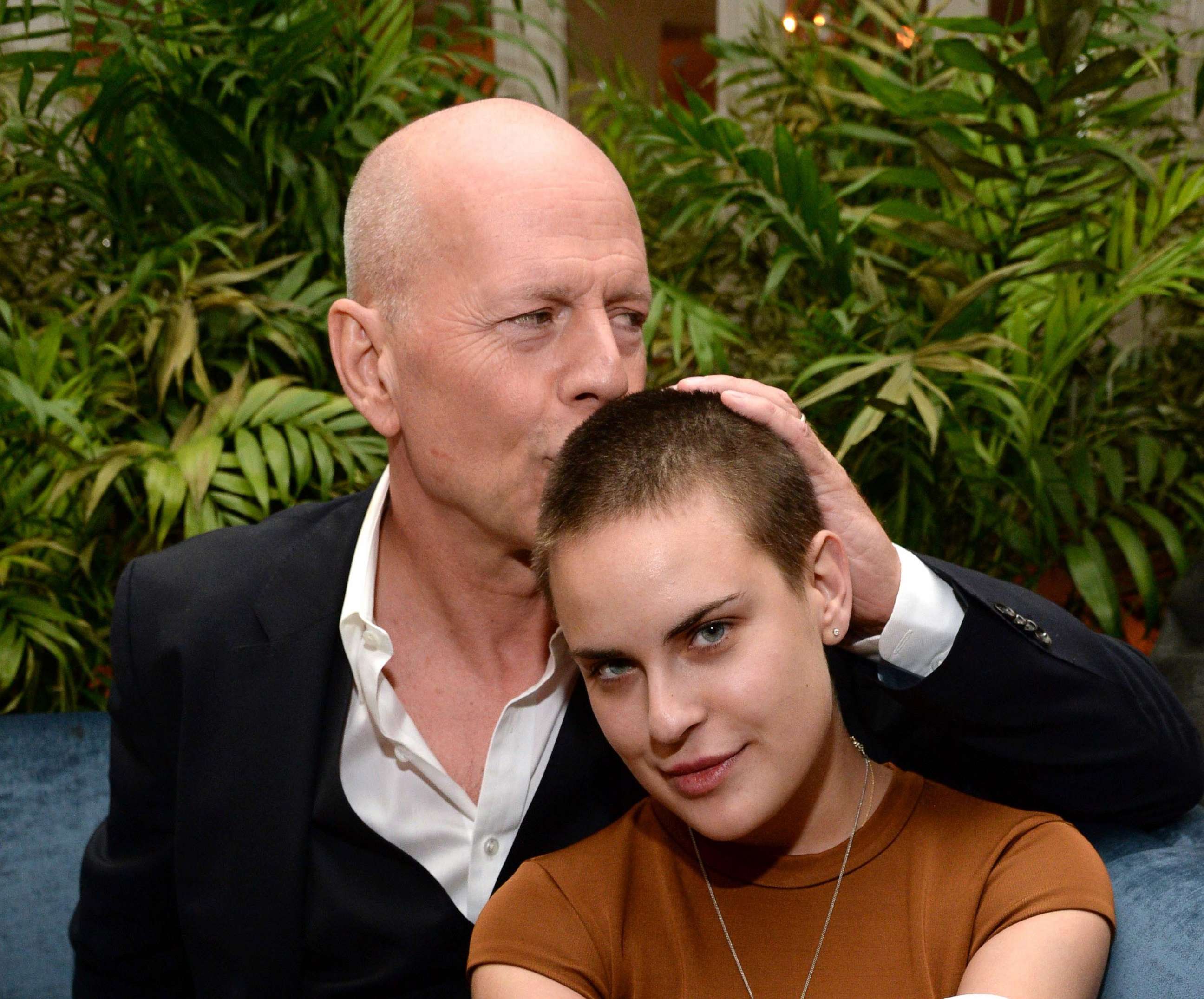 PHOTO: In this March 21, 2015, file photo, Bruce Willis and Tallulah Willis celebrate Bruce Willis' 60th birthday at Harlow, in New York.