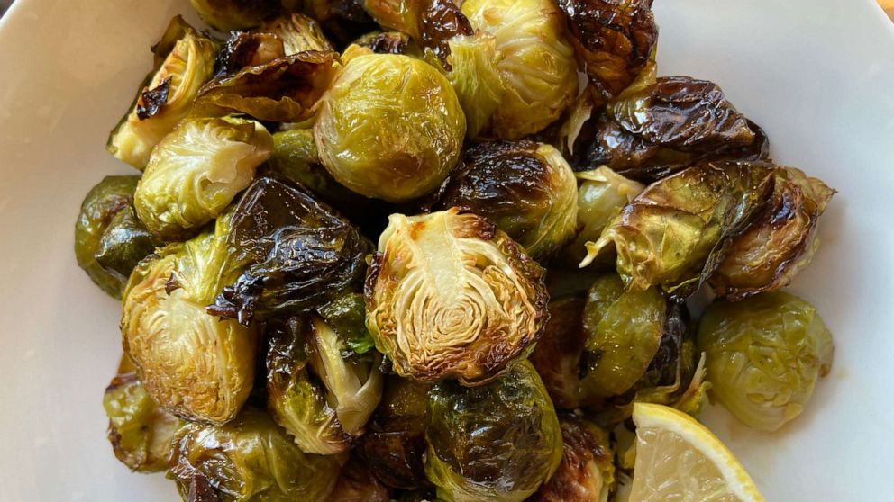 PHOTO: Crispy roaste Brussels sprouts.