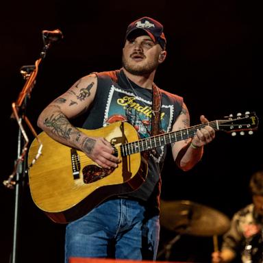 PHOTO: Zach Bryan performs during Day 1 of the 2025 Stagecoach Festival, April 25, 2025, in Indio, Calif.