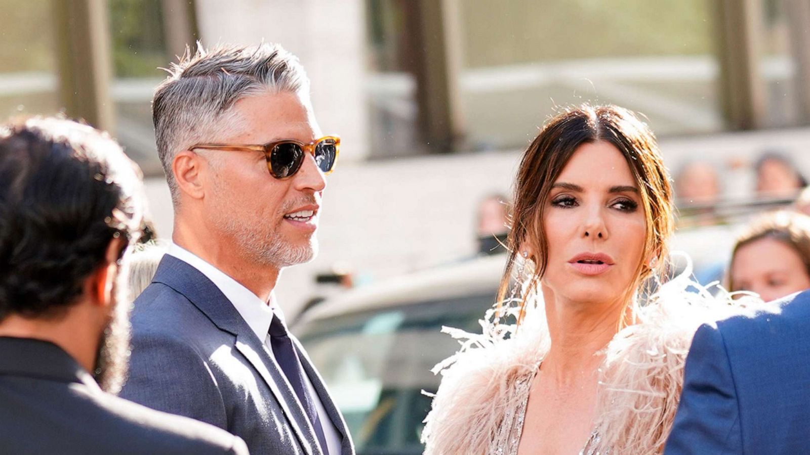 PHOTO: In this June 5, 2018, file photo, Sandra Bullock and Bryan Randall are seen at a premiere in New York.