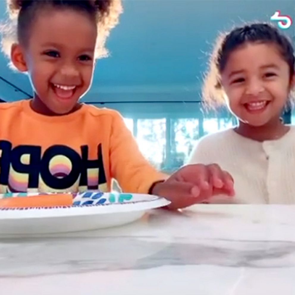 VIDEO: Ciara and Vanessa Bryant’s daughters play the toddler challenge