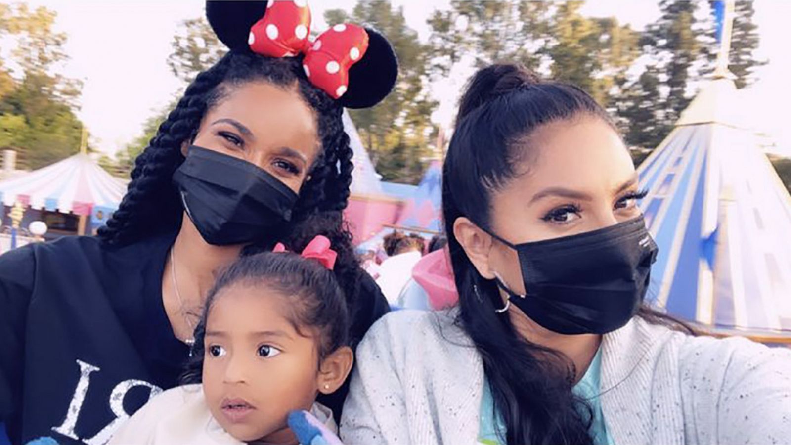 PHOTO: Vanessa Bryant posted this photo to social media from her trip to with Ciara to Disneyland on Mother's Day, May 9, 2021.