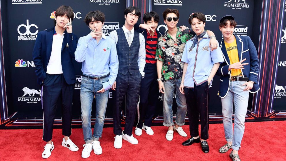 PHOTO: Musical group BTS attends the 2018 Billboard Music Awards at MGM Grand Garden Arena on May 20, 2018 in Las Vegas.