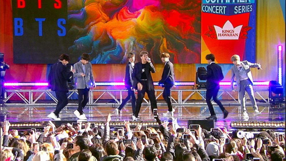 PHOTO: BTS performs live on "Good Morning America," May 15, 2019.