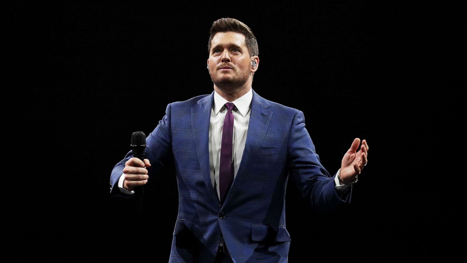 PHOTO: Michael Buble performs at Qudos Bank Arena on Feb. 7, 2020 in Sydney.