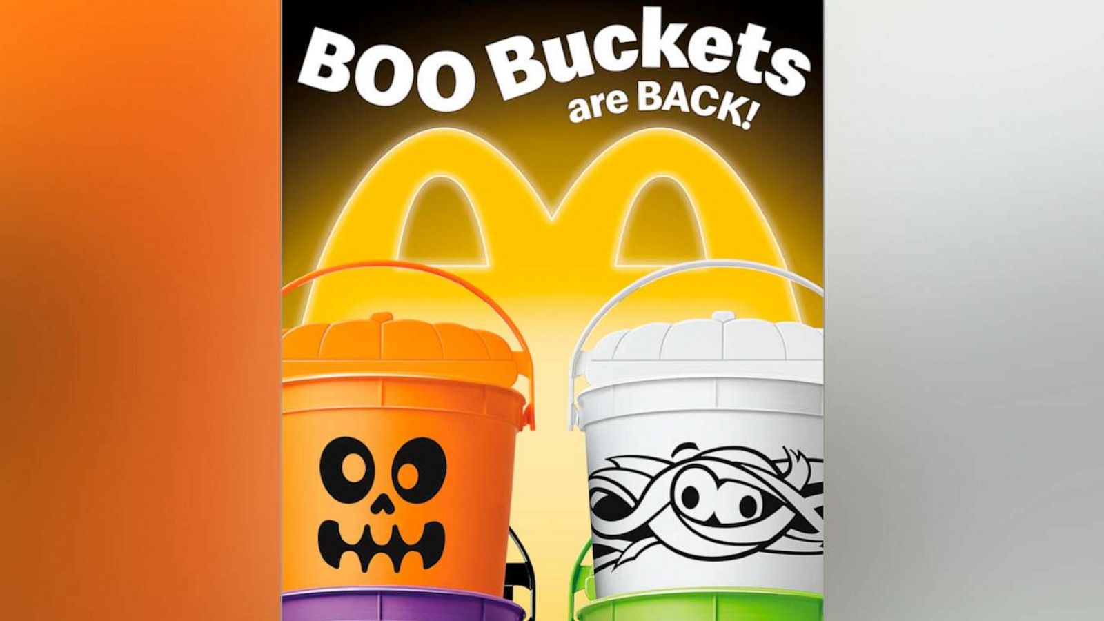 PHOTO: Boo Buckets return to McDonald's for Halloween.