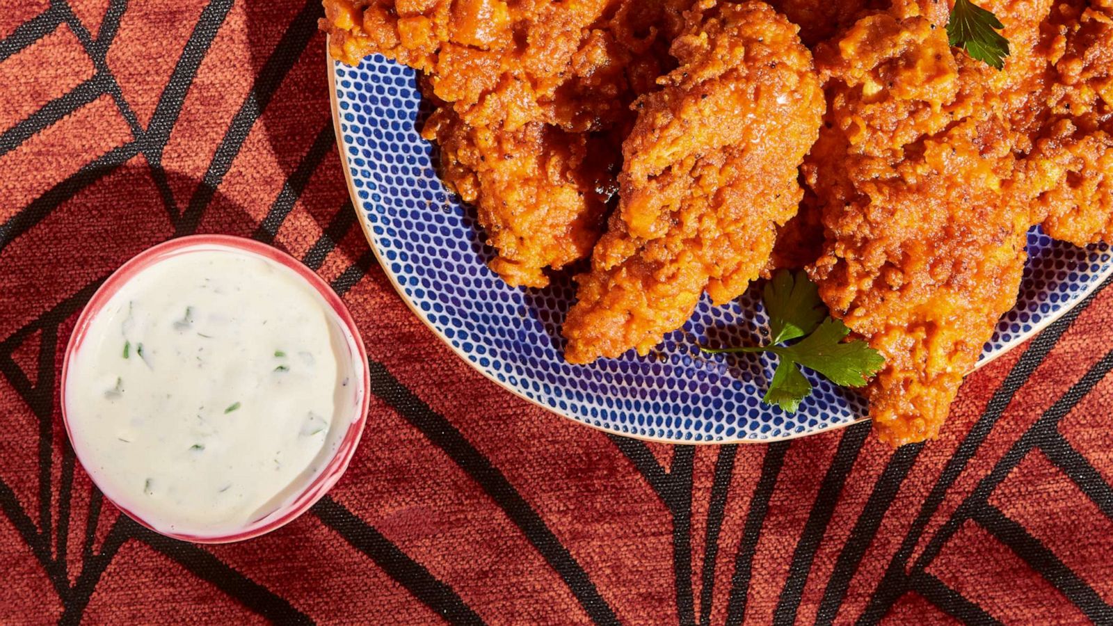 PHOTO: Capn' Crunch crusted buffalo chicken tenders.