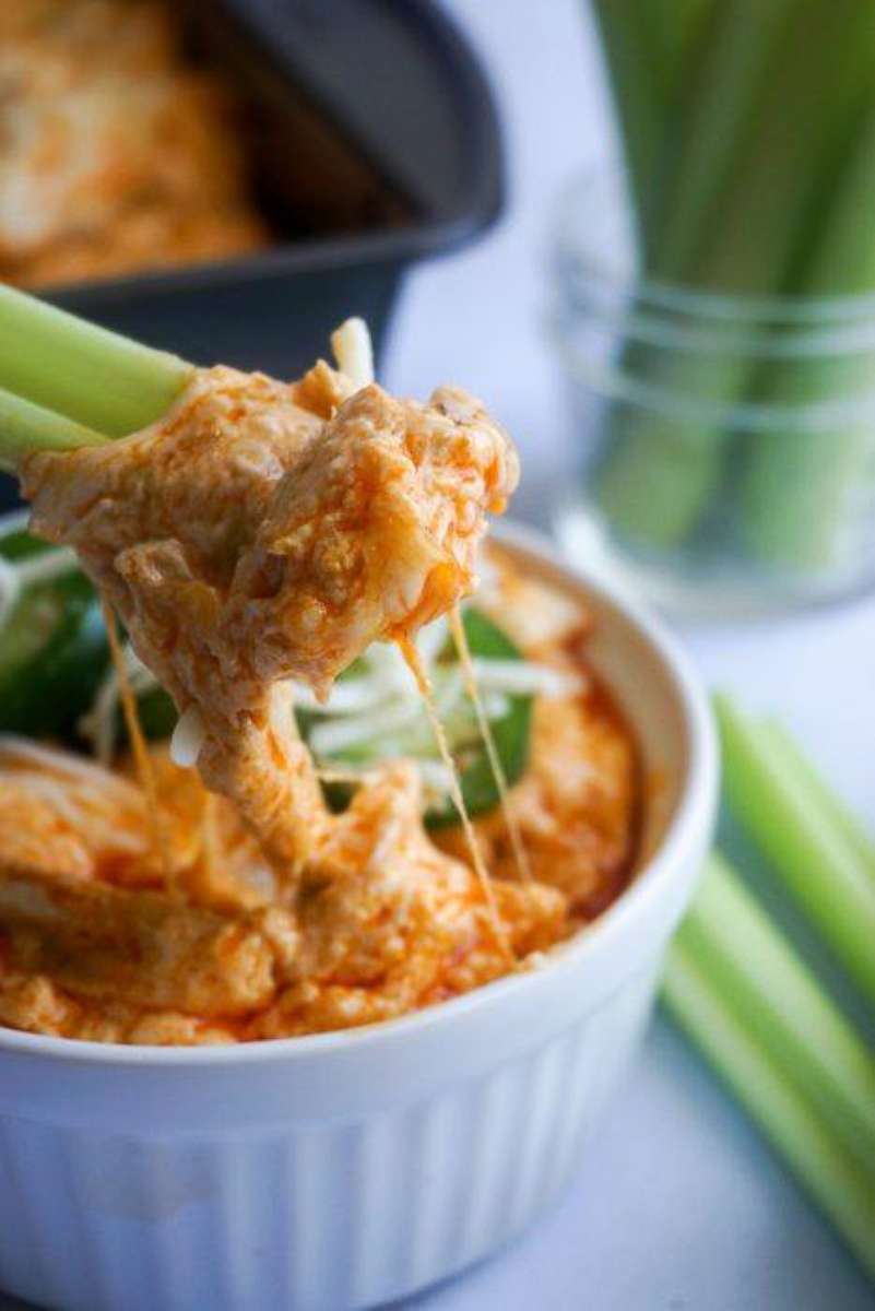 PHOTO: Easy buffalo chicken dip by KetoConnect.net is pictured here.
