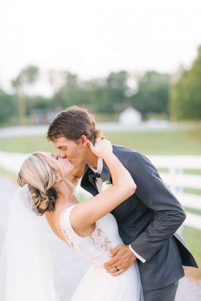 PHOTO: The couple read the vows from the stuffed animals to each other in private the night of their rehearsal dinner and then in front of their friends and family during the wedding the next day.