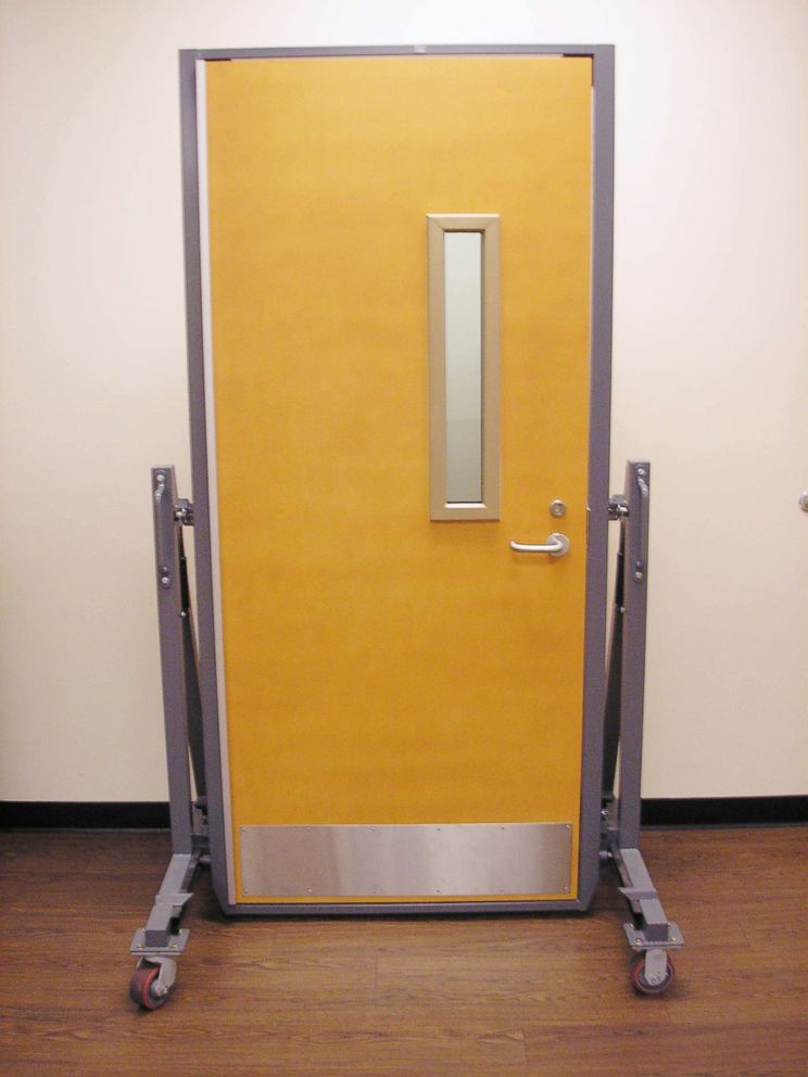 PHOTO: A bulletproof door is pictured in this undated photo.