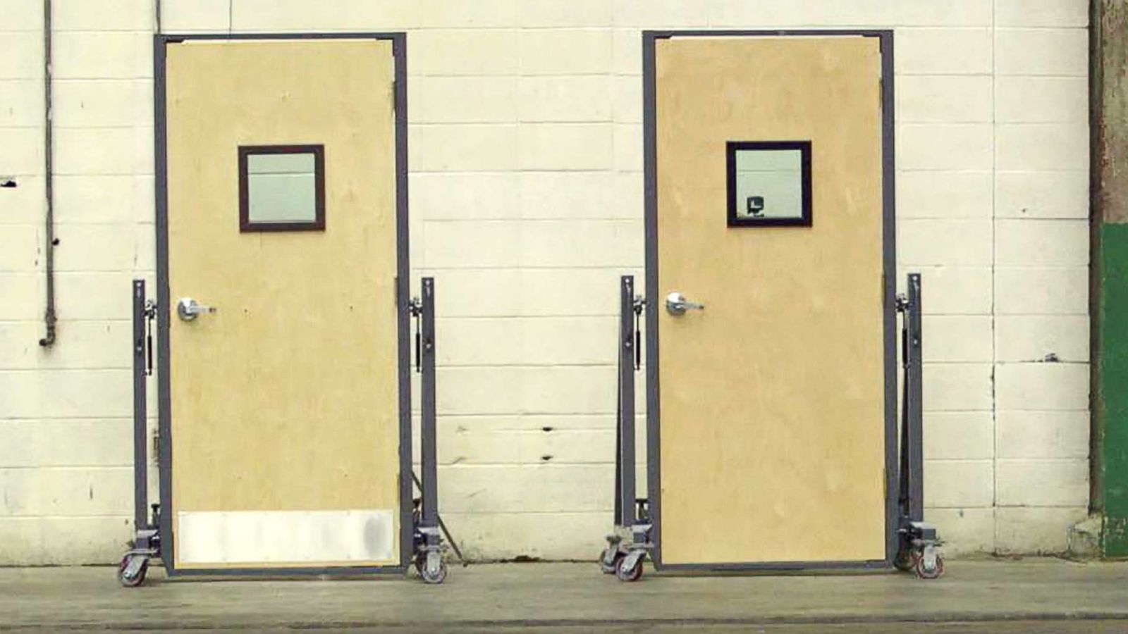 PHOTO: Bulletproof doors are pictured in this undated photo.