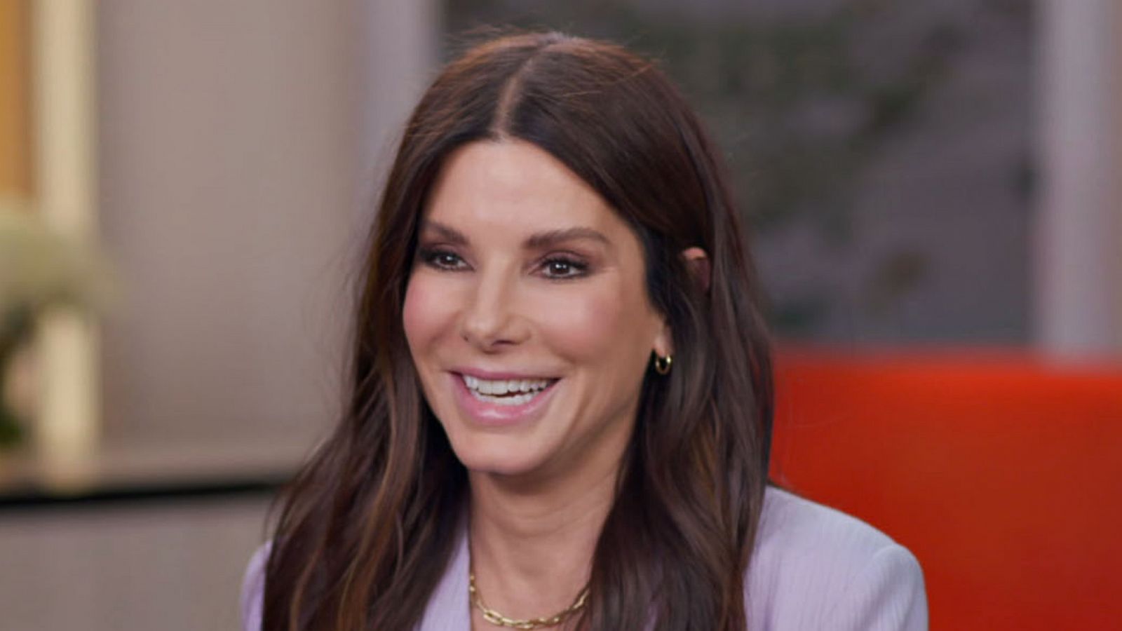 PHOTO: Sandra Bullock appears on 'Good Morning America," March 21, 2022.