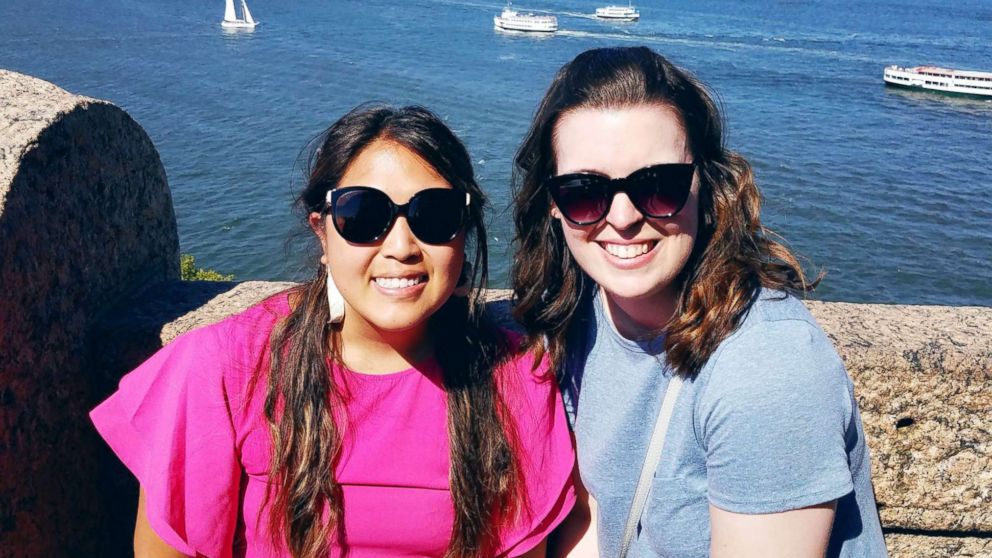 PHOTO: Audrey Westfall and Allison Schmidt met on Bumble BFF and became best friends.