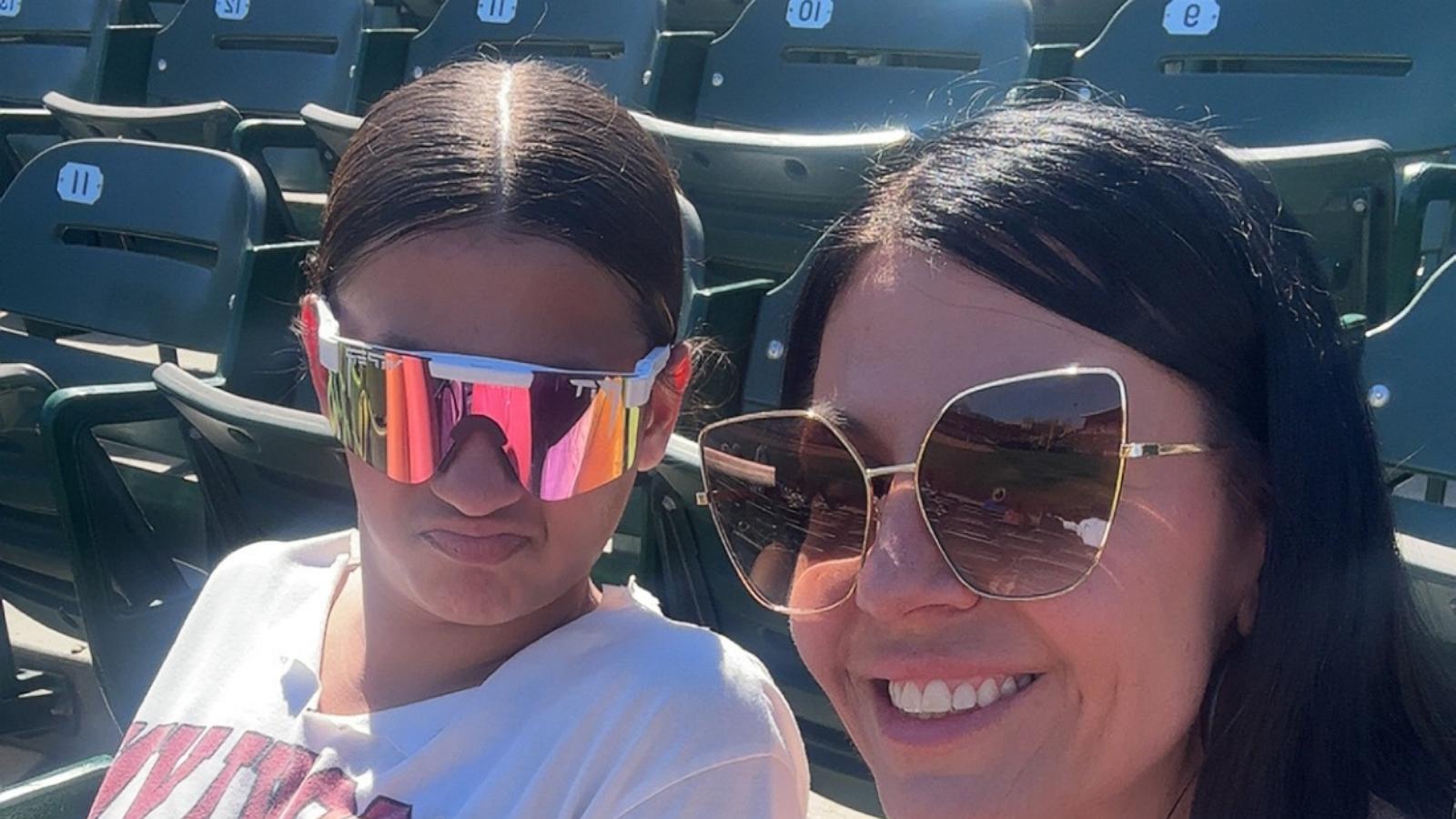 PHOTO: Tracy Burchfield is speaking out after coaches questioned her 11-year-old daughter Brinley’s age during a softball game.