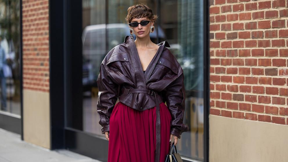 PHOTO: Irina Kro Eicke outside Magda Butrym on September 13, 2026 in New York City.