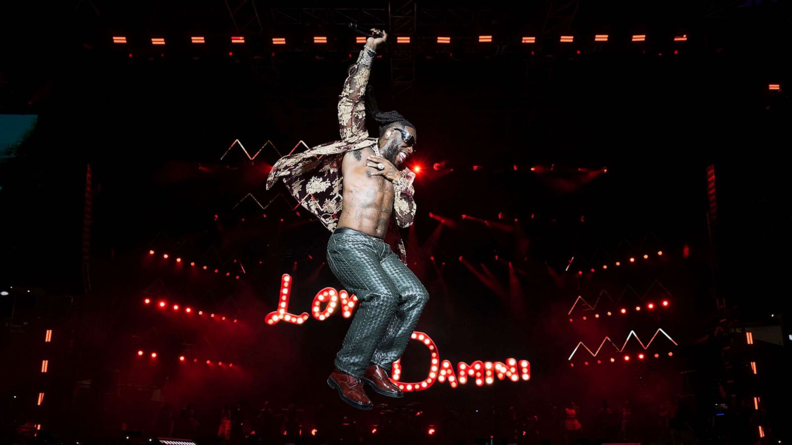 PHOTO: Damini Ebunoluwa Ogulu MFR, known professionally as Burna Boy performs onstage during day one of Afro Nation Miami 2023 at LoanDepot Park, on May 27, 2023, in Miami.