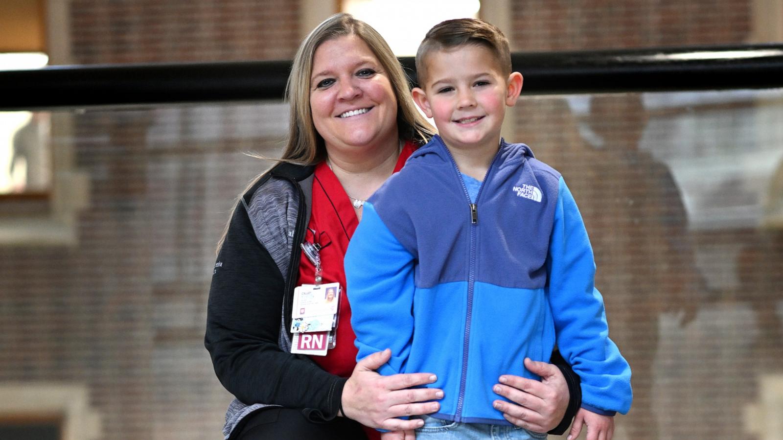 PHOTO: Calley Burnett was inspired to become a nurse after her second son, Spencer, was born with congenital heart defects.