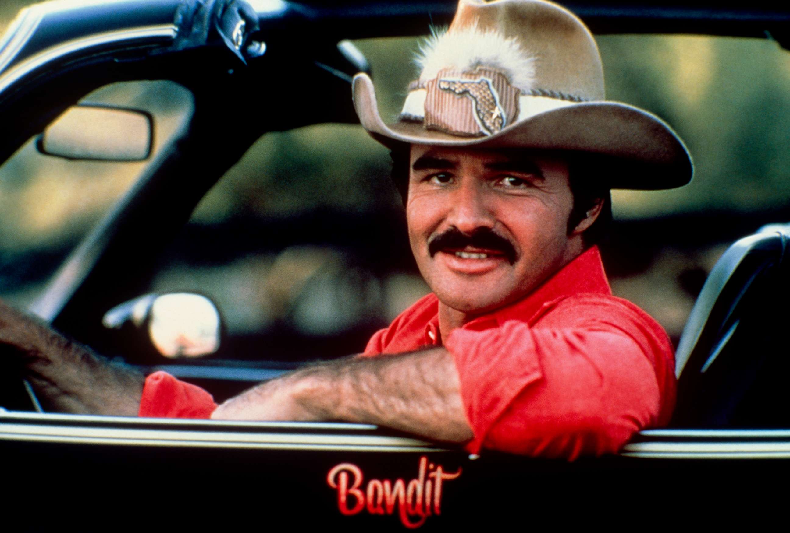 PHOTO: Burt Reynolds in the car from Smoky and the Bandit in 1970 in N.Y.