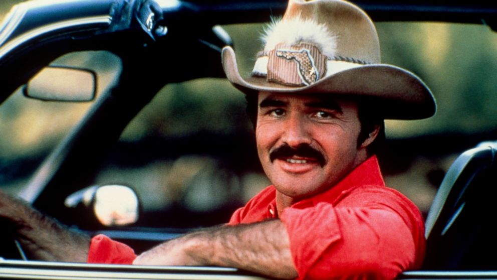 PHOTO: Burt Reynolds in the car from Smoky and the Bandit in 1970 in N.Y.