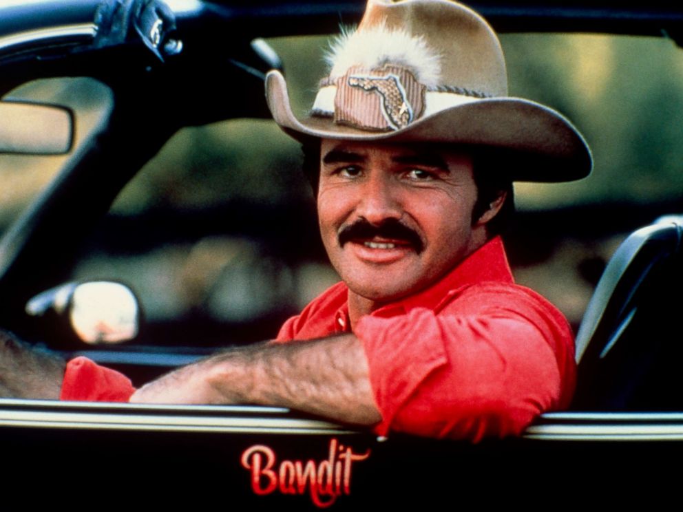 PHOTO: Burt Reynolds in the car from Smoky and the Bandit in 1970 in N.Y.