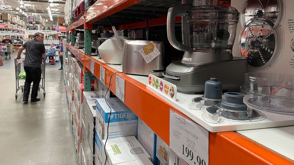 PHOTO: A customer shops at a Costco store, Oct. 2, 2023, in San Francisco.