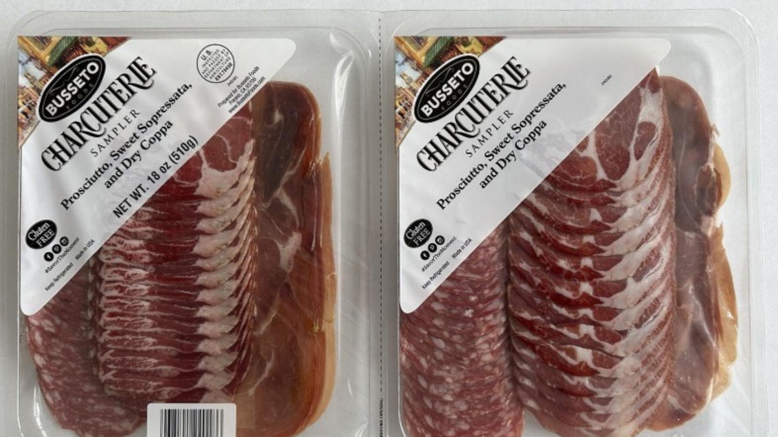 PHOTO: In this photo released by the USDA, a package of the Busseto Charcuterie Sampler is shown.